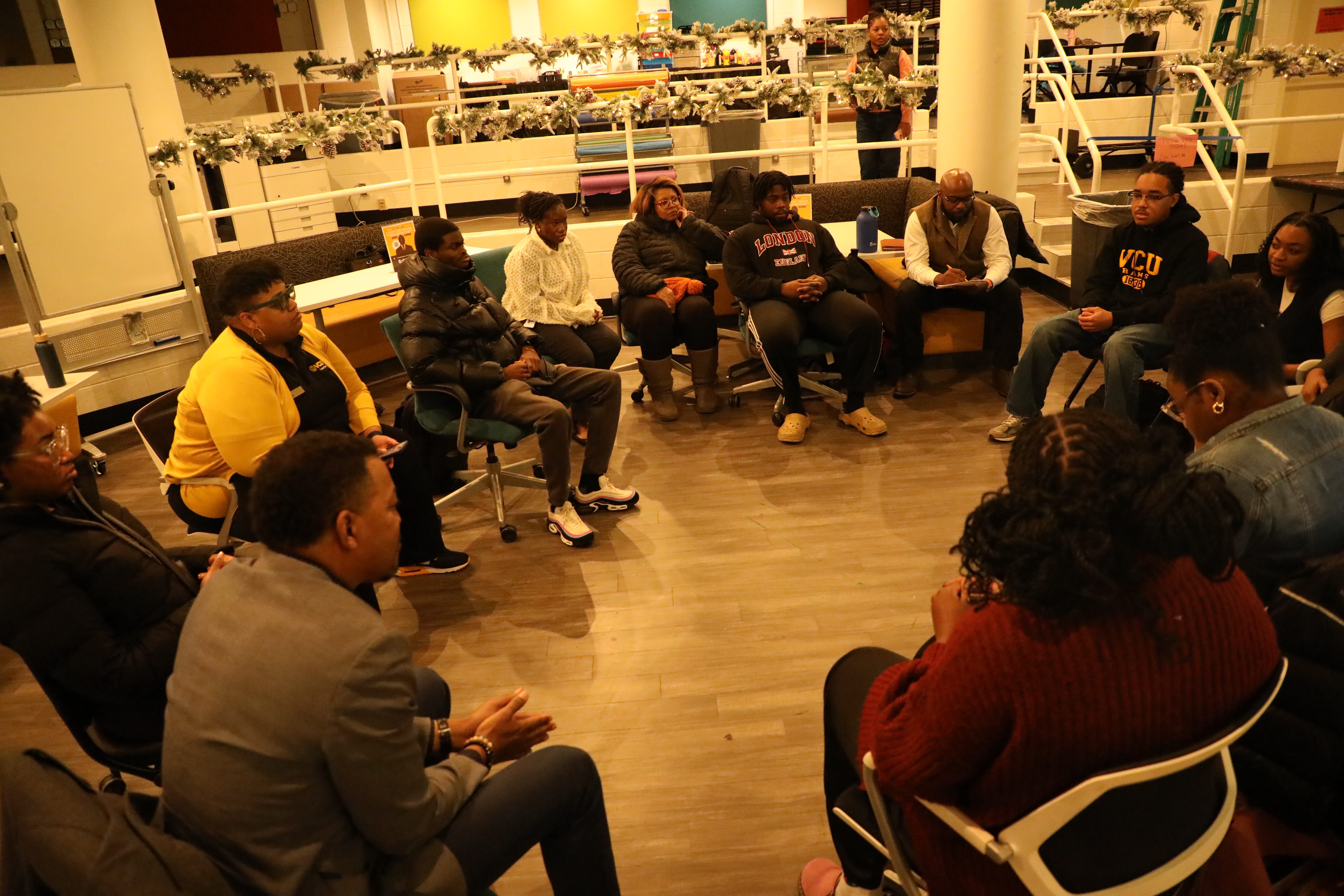 people speaking